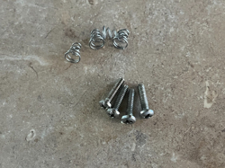 VINTAGE SET 1960S 1970S FENDER GUITAR PICKUP SCREWS SPRINGS MUSTANG STRATOCASTER