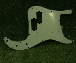 AGED PICKGUARD FOR FENDER P BASS - MINT GREEN WIDE BEVEL