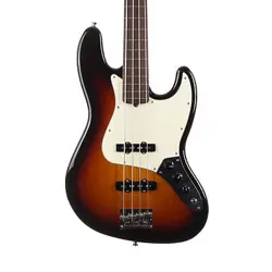 USED FENDER AMERICAN PROFESSIONAL FRETLESS JAZZ BASS SUNBURST 2016