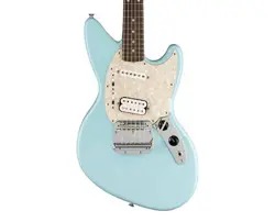 USED FENDER KURT COBAIN JAG-STANG - SONIC BLUE W/ ROSEWOOD FB