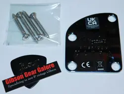 FENDER ULTRA TELECASTER NECK PLATE CHROME GUITAR PARTS PROJECT TELE CONTOUR U