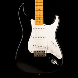 PRE OWNED 2012 FENDER AMERICAN VINTAGE REISSUE '57 STRATOCASTER BLACK WITH OHSC