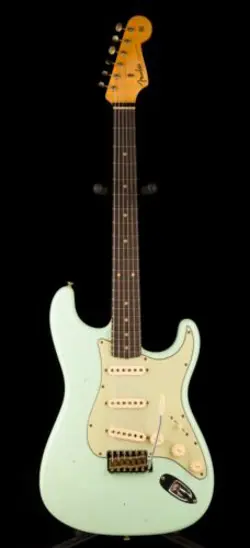 FENDER CUSTOM SHOP 1960 STRATOCASTER JOURNEYMAN RELIC FADED AGED SURF GREEN