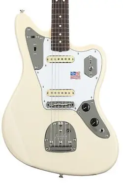 FENDER JOHNNY MARR JAGUAR - OLYMPIC WHITE WITH ROSEWOOD FINGERBOARD