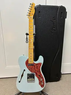 FENDER AMERICAN PROFESSIONAL II TELECASTER THINLINE ELECTRIC GUITAR -DAPHNE BLUE