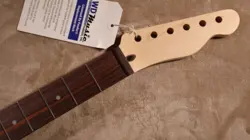WD MUSIC WD6TR FENDER 24 FRET ROSEWOOD BARITONE CONVERSION TELECASTER NECK #8