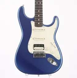 FENDER AMERICAN ULTRA STRATOCASTER HSS COBRA BLUE USED ELECTRIC GUITAR
