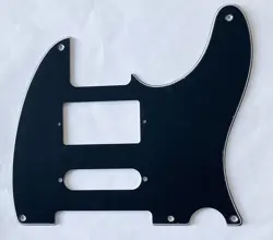 FOR FENDER TELE 5 HOLE PAF STRAT PICKUP GUITAR PICKGUARD SCRATCH PLATE,BLACK