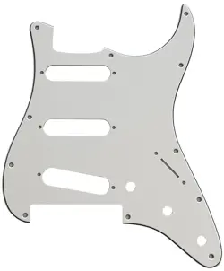 3 PLY WHITE PICKGUARD GUITAR FOR FENDER PLAYER STRATOCASTER FLOYD ROSE SSS STYLE
