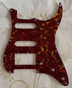 PICK FOR FENDER 11 SCTEW STRATOCASTER START HSS GUITAR PICKGUARD,RED TORTOISE