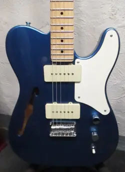 SQUIER PARANORMAL CABRONITA TELECASTER THINLINE LAKE PLACID BLUE W/ FENDER BAG