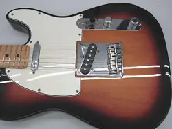 FENDER MEXICO PLAYER TELECASTER USED ALDER BODY MAPLE NECK/FINGERBOARD W/GIGCASE