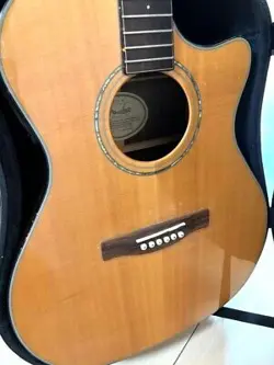 FENDER GA-45SCE NAT ACOUSTIC ELECTRIC GUITAR USED FROM JAPAN