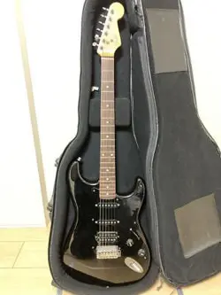 ELECTRIC GUITAR FENDER JAPAN ST-456 STRATOCASTER BLACK WITH SEMI-HARD CASE