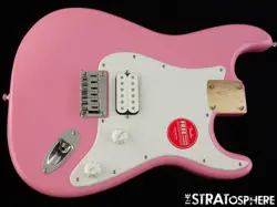 FENDER SQUIER SONIC SERIES STRAT HT H LOADED BODY FLASH PINK STRATOCASTER
