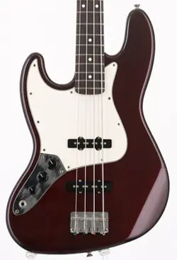 FENDER STANDARD JAZZ BASS LEFT-HANDED MIDNIGHT WINE 2006