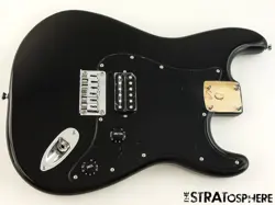 FENDER SQUIER SONIC SERIES STRAT HT H LOADED BODY STRATOCASTER BLACK
