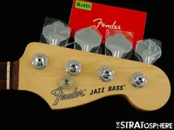 FENDER AMERICAN PERFORMER JAZZ BASS NECK   TUNERS, C SHAPED ROSEWOOD.