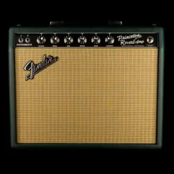 FENDER SPECIAL RUN '65 PRINCETON REVERB BRITISH GREEN GUITAR AMP COMBO