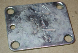 FENDER CORONA CALIFORNIA GUITAR NECK PLATE PARTS