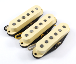 TONE EMPORIUM TE-02 BIG TIME '54 STRAT PICKUP SET, FITS FENDER - AGED WHITE