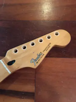 2002 FENDER STRAT NECK MAPLE STANDARD STRATOCASTER AMBER