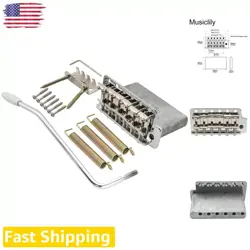 VINTAGE 6 SCREW TREMOLO BRIDGE FOR FENDER AMERICAN STRAT STRATOCASTER, CHROME