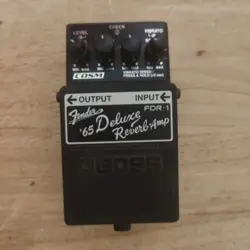 BOSS FDR-1 '65 FENDER DELUXE AMP OVERDRIVE GUITAR EFFECTS PEDAL