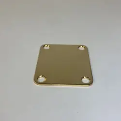 GUITAR FENDER STYLE GOLD NECK PLATE FOR STRAT