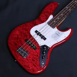 FENDER / 2024 MIJ HYBRID II JAZZ BASS QMT ROSEWOOD FB RED BERYL S/N: JD24016008