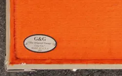 FENDER REISSUE 1963 STRATOCASTER/ TELECASTER CASE - WHITE W/ ORANGE INTERIOR-NEW