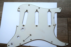 WHITE PARCHMENT PICKGUARD