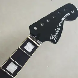 BIG HEAD FENDER STRAT GUITAR NECK MAPLE 22 FRET ROSEWOOD FINGERBOARD INLAY BLACK