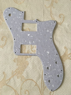 PICK FITS FENDER SQUIER TELECASTER DELUXE PAF GUITAR PICKGUARD , WHITE PEARL