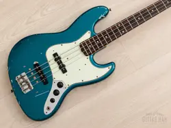1962 FENDER JAZZ BASS PRE-CBS VINTAGE BASS LAKE PLACID BLUE W/ CASE