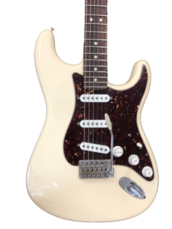 FENDER 2013 MADE IN USA STRATOCASTER ELECTRIC GUITAR - USED - WHITE