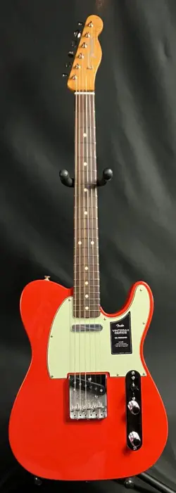 FENDER VINTERA II '60S TELECASTER ELECTRIC GUITAR FIESTA RED FINISH W/ GIG BAG
