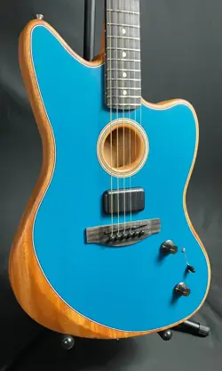 FENDER AMERICAN ACOUSTASONIC JAZZMASTER ACOUSTIC-ELECTRIC GUITAR OCEAN TURQUOISE