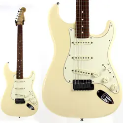 2008 FENDER USA ARTIST JEFF BECK STRATOCASTER OLYMPIC WHITE AMERICAN SIGNATURE