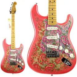 C. 2002 FENDER JAPAN '57 PINK PAISLEY STRATOCASTER CIJ