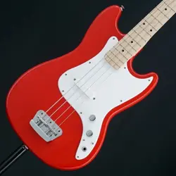 SQUIER BY FENDER  BRONCO BASS TORINO RED ELECTRIC BASS GUITAR