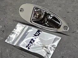 2022 FENDER PLAYER STRAT CHROME OUTPUT JACK CUP ASSEMBLY GUITAR MEXICO MIM