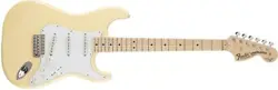 FENDER JAPAN EXCLUSIVE YNGWIE MALMSTEEN SIGNATURE STRATOCASTER YELLOW WHITE