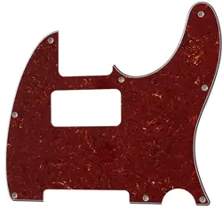 4 PLY RED TORTOISE PICKGUARD GUITAR PARTS FOR FENDER 8 HOLE TELECASTER TV STYLE
