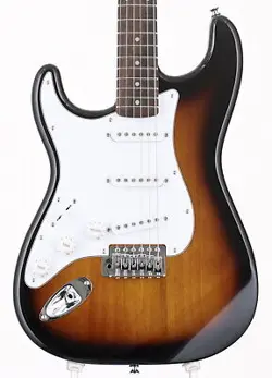 STRATOCASTER LEFT-HANDED BROWN