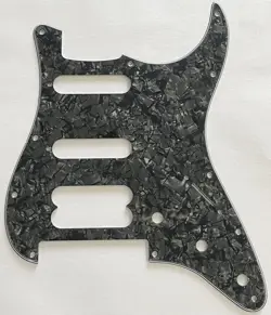 FOR US FENDER PLAYER STRATOCASTER FLOYD ROSE HSS GUITAR PICKGUARD,BLACK PEARL