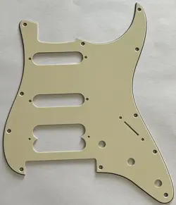 FOR US FENDER PLAYER STRATOCASTER FLOYD ROSE HSS GUITAR PICKGUARD,VINTAGE YELLOW