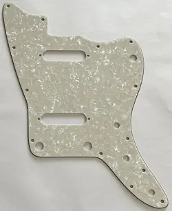 FOR 4-PLY FENDER US JAZZMASTER STRAT PICKUP GUITAR PICKGUARD,IVORY WHITE PEARL