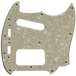 4 PLY IVORY WHITE PEARL PICKGUARD GUITAR PARTS FOR FENDER KURT COBAIN MUSTANG HS