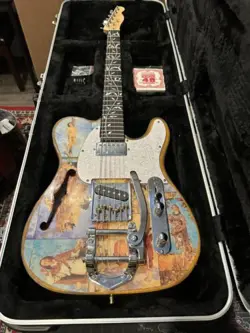 TAROT TELE ART GUITAR W/HSC